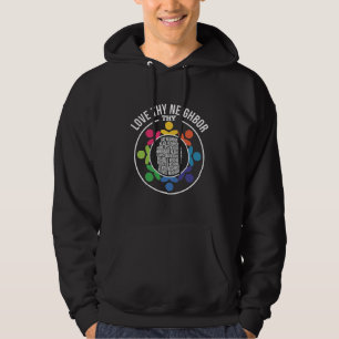 Liefde van hun buurman, mooie Equal Human Rights Hoodie