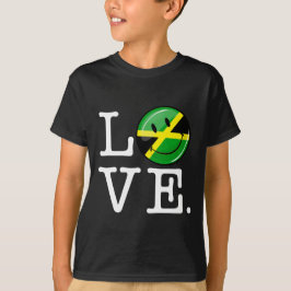 Liefde van Jamaica Smiling Flag T-shirt