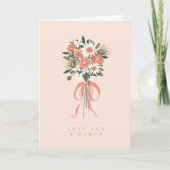 Liefde van je een Bunch Folded Wenskaart Bedankkaart (Voorkant)