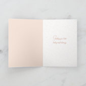 Liefde van je een Bunch Folded Wenskaart Bedankkaart (Binnen)