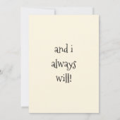 Liefde van je een Latte Jubileum Kaart (Achterkant)