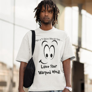 Liefde van je gekookte geest Big Smile Face T-shirt