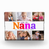 Liefde van je grootmoeder, oude kleurrijke moderne fotoblokken (Voorkant)