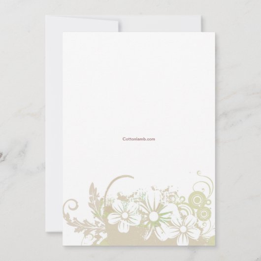 Liefde van je leven Neutrale Baby shower Uitnodigi Kaart (Achterkant)