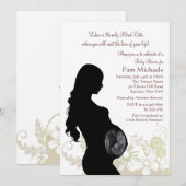 Liefde van je leven Neutrale Baby shower Uitnodigi Kaart (Voorkant / Achterkant)