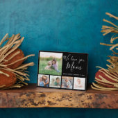 Liefde van je moeder familie Foto Collage Black Fotoplaat (Zijkant)