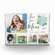 Liefde van je moeder Foto Collage Hydrangea