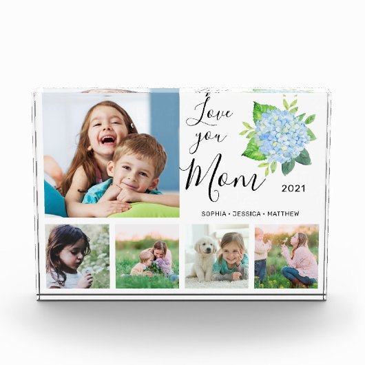 Liefde van je moeder Foto Collage Hydrangea (Voorkant)