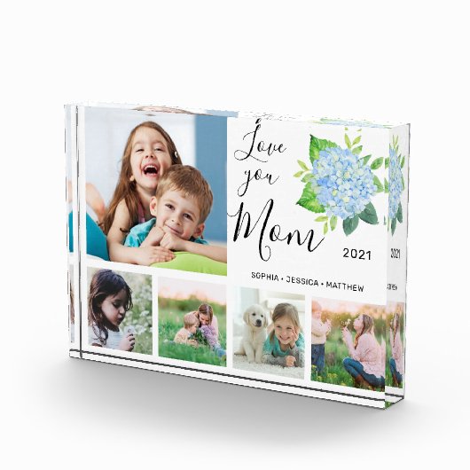 Liefde van je moeder Foto Collage Hydrangea (Rechts)