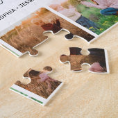 Liefde van je moeder Foto Collage Sunflower Jigzaa Legpuzzel (Zijkant)