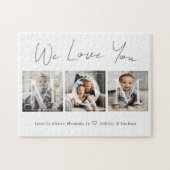 Liefde van je moeder Foto Jigzaag Puzzle Legpuzzel (Horizontaal)