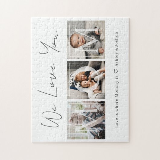 Liefde van je moeder Foto Jigzaag Puzzle Legpuzzel (Verticaal)