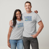 Liefde van je moeder Retro 70's T-shirt (Unisex)