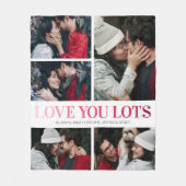 Liefde van jullie 5 Foto Fleece Deken (Voorkant)