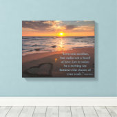 Liefde van Kahlil Gibran Canvas Afdruk (Insitu (Houten vloer))