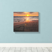 Liefde van Kahlil Gibran Canvas Afdruk (Insitu (Houten vloer))