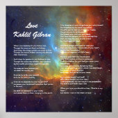 Liefde van Kahlil Gibran Poster (Voorkant)