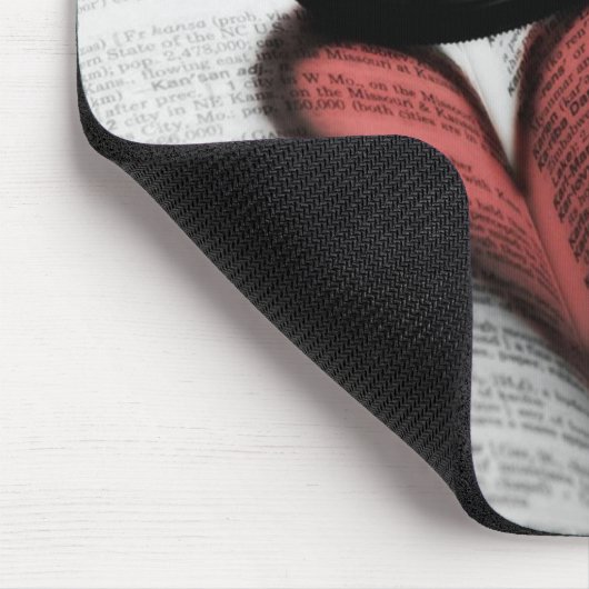 Liefde van lezen muismat (Hoek)