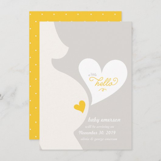 Liefde van mama's triomfantelijke aankondiging (Voorkant / Achterkant)