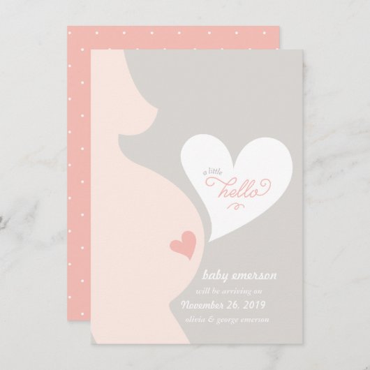 Liefde van mama's triomfantelijke aankondiging (Voorkant / Achterkant)