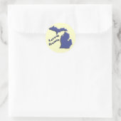 Liefde van MI Ronde Sticker (Tas)