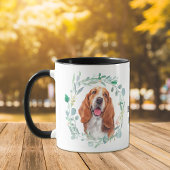 Liefde van mijn Basset Hound Wreath Coffee Mok