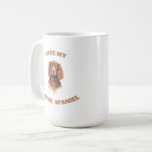 Liefde van mijn Cocker Spaniel Koffiemok (Voorkant links)