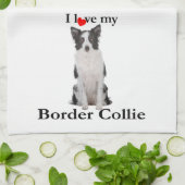 Liefde van mijn grens Collie Kitchen Towel Theedoek