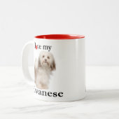 Liefde van mijn Havanese Mok (Voorkant links)