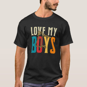 Liefde van mijn jongens   Basketball T-shirt