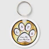 Liefde van mijn katten Sleutelhanger (Voorkant)