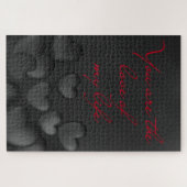 Liefde van mijn leven Valentijnse Jigzaag Puzzle Legpuzzel (Horizontaal)