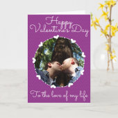 Liefde van mijn levensechte Valentijn Kaart (Gele Bloem)