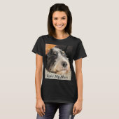 Liefde van mijn moeder Bernedoodle T-shirt (Voorkant volledig)