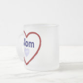 Liefde van mijn moeder matglas koffiemok (Voorkant links)