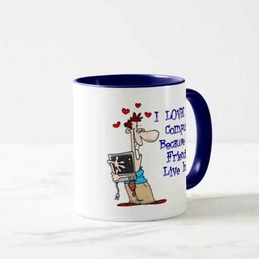 Liefde van mijn mok van Puter-koffie (Voorkant rechts)