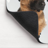 Liefde van mijn Muismat van Shepherd Dog Pawprint (Hoek)