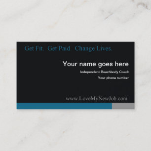 Liefde van mijn nieuwe baan Biz Card 2 Visitekaartje