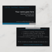 Liefde van mijn nieuwe baan Biz Card 2 Visitekaartje (Voorkant / Achterkant)