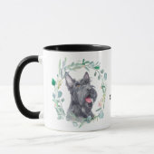 Liefde van mijn Schotse terrier Wreath Coffee Mok (Links)