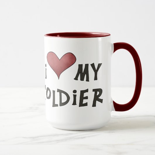Liefde van mijn Soldier Mok (Rechts)