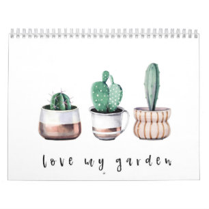 Liefde van mijn tuin Cactus Kalender