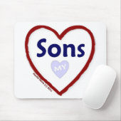 Liefde van mijn zons muismat (Met muis)