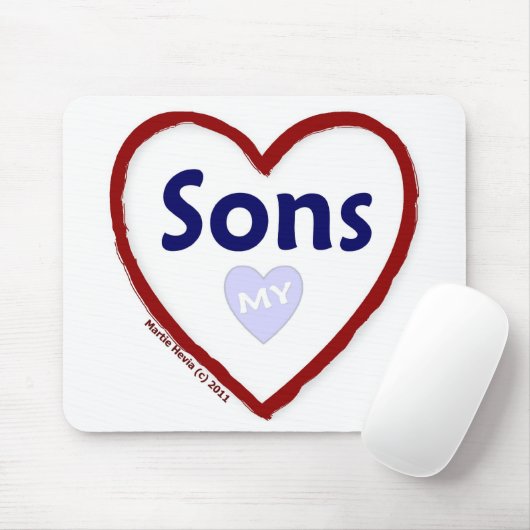 Liefde van mijn zons muismat (Met muis)