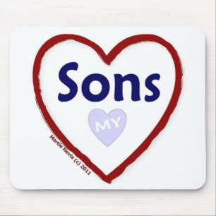 Liefde van mijn zons muismat