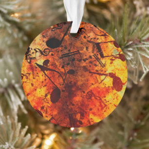 Liefde van muziek - Musical Notes Ceramic Ornament