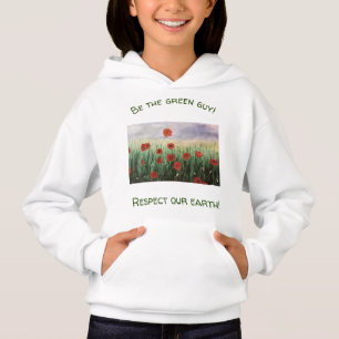 Liefde van onze Natuur van papavervelden Sweatshir