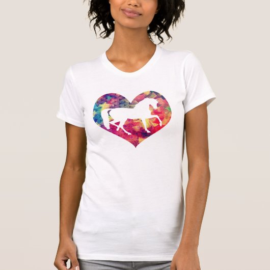 Liefde van paarden t-shirt (Voorkant)