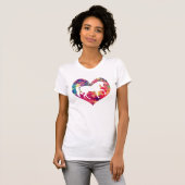 Liefde van paarden t-shirt (Voorkant volledig)