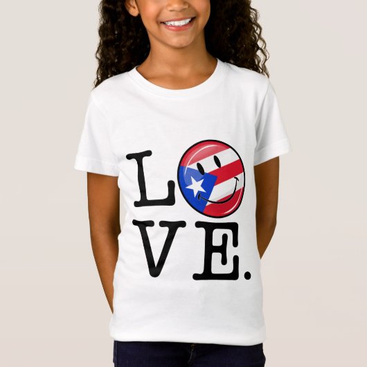 Liefde van Puerto Rico T-shirt (Voorkant)